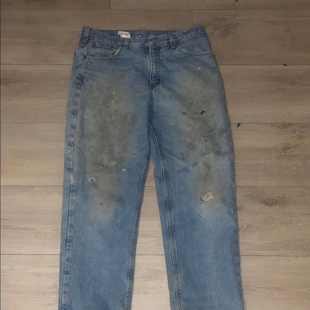 Carhartt Men's Relaxed Fit Blue Jeans